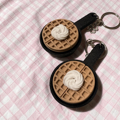 Waffle Clicker Keychain