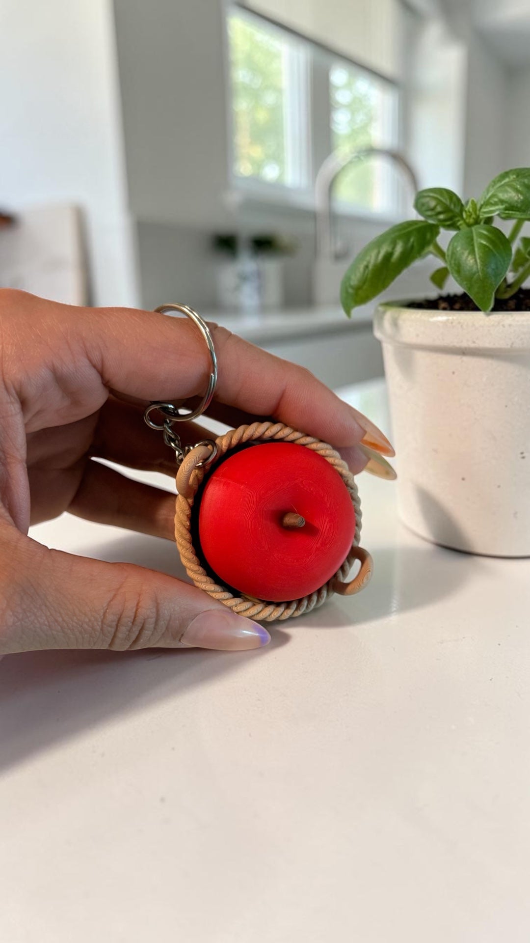 Apple Clicker Keychain