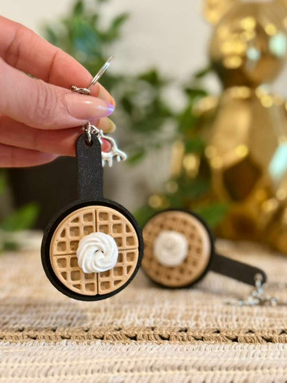 Waffle Clicker Keychain